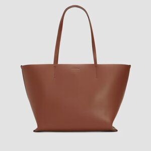 Everlane The Luxe Medium Italian Leather Tote - Cognac